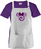 Disney Potion Purple Minnie Apron/ Minnie Mouse Glitter Purple Bow BBQ/ Cooking Adjustable Apron