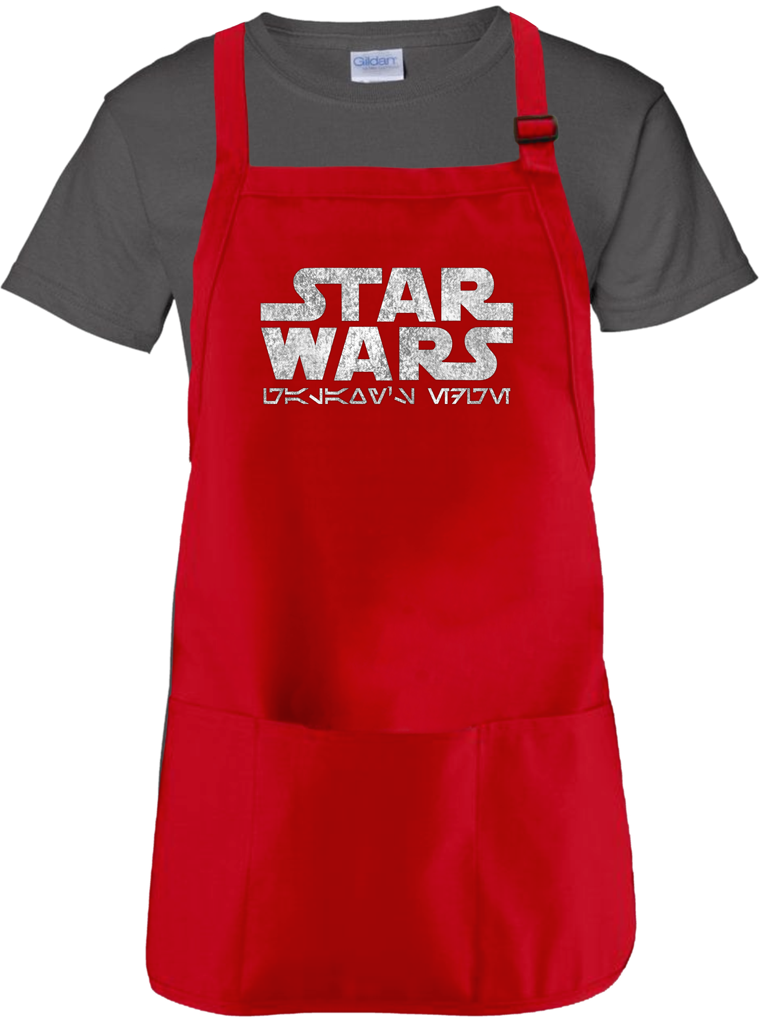 Star Wars White/Gold Adult Apron & Oven Mitt Set - Rebel Design