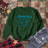 Arendelle Aqua Sleigh Rides Frozen Sweatshirt/ Disney Frozen Sven Shirt/ Christmas Holiday Fleece Sweater