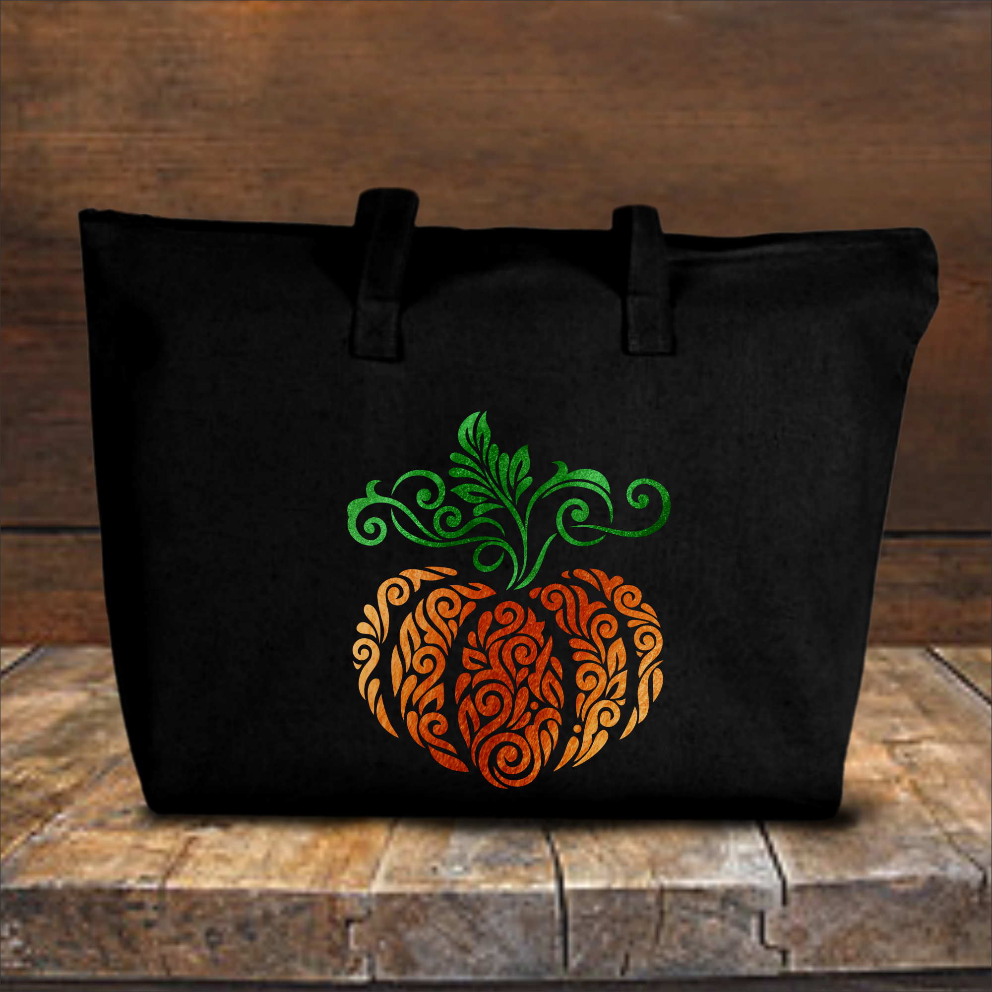 Fall Vibes Pumpkin Patch Signs Organic Cotton Tote Bag