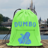 Disney Dumbo Backpack/ Blue Pearl Dumbo Elephant Tote Park Bag