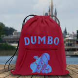 Disney Dumbo Backpack/ Blue Pearl Dumbo Elephant Tote Park Bag
