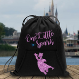 Disney Figment Backpack/ One Little Spark Journey Into Imagination Glitter Tote Park Bag