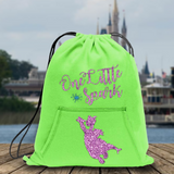 Disney Figment Backpack/ One Little Spark Journey Into Imagination Glitter Tote Park Bag