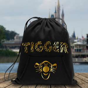 Disney Tigger Backpack/ Winnie The Pooh Gold Tigger Tote Park Bag