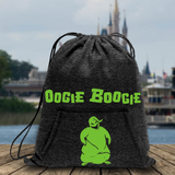 Disney Oogie Boogie Backpack/ Nightmare Before Christmas Halloween Fleece Tote Park Bag