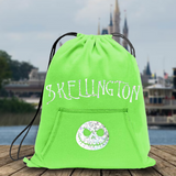 Disney Jack Skellington Backpack/ Nightmare Before Christmas Holographic Drawstring Fleece Tote Park Bag