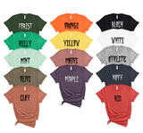 Halloween Spooky AF Shirts/ Purple Marquee Letter Lights Spooky T-Shirts