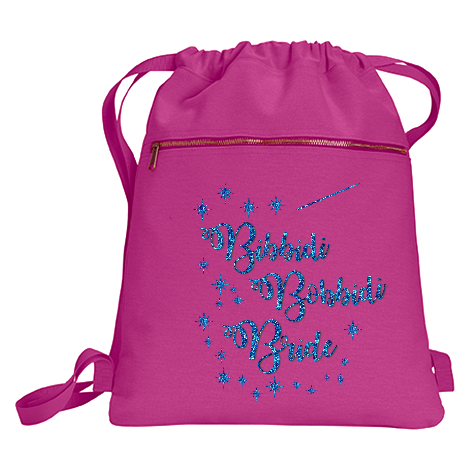 Disney Bibbidi Bobbidi Bride Backpack Blue Glitter Disney Bride Cinde Jin Jin Junction