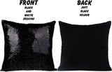 Custom Disney Sequin Pillow/ We're Going To Disney Reveal Throw Pillow Gift/ Mickey Mouse Disney Vacation Reversible Flip Sequin Pillows
