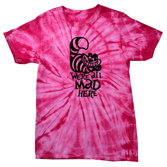 Cheshire cat tie dye shirt shop