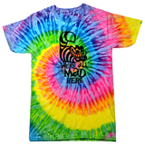 Disney Cheshire Cat Tie Dye Shirt / Alice In Wonderland Tie Dye Youth Shirt / We’re All Mad Here Matching Family Vacation Tie Dye Shirts