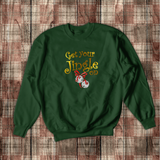 Christmas Jingle Bells Sweatshirt/ Holiday Get Your Jingle On Silver Bells Funny Christmas Spirit Fleece Sweater