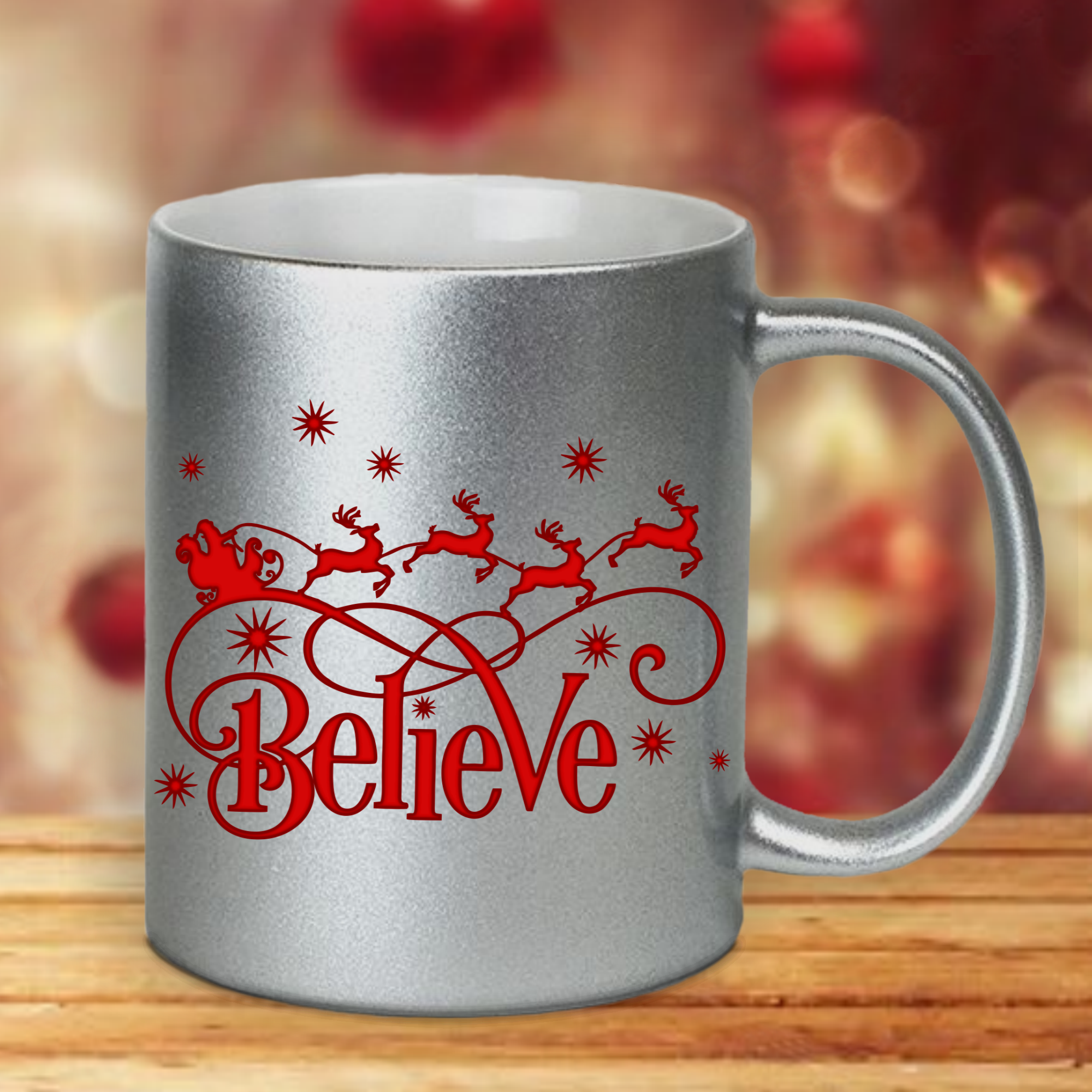 Believe Christmas Tumbler, Inspirational & Positive Christmas Quotes Red Mug  Gift Ideas – Gia Roma