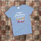 Christmas Shirts/ Wine Lovers Funny T-Shirts/ Dreaming Of A White Christmas Winter Holiday Party Top Christmas Gift