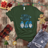 Christmas Shirts/ Chillin With My Gnomies Winter Blue Sweater Gnome Trio Pajama T shirts