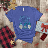 Christmas Shirts/ Chillin With My Gnomies Winter Blue Sweater Gnome Trio Pajama T shirts
