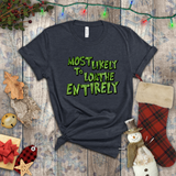 Christmas Shirts/ Grinchy Most Likely To Loathe Entirely Funny Group, Family Party Matching T shirts