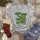 Christmas Shirts/ Grinchy Most Likely To Quote Christmas Movies Funny Group, Family Party Matching T shirts