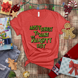 Christmas Shirts/ Grinchy Most Likely To Make the Naughty List Funny Group, Family Party Matching T shirts