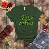 Christmas Shirts/ Grinchy Most Likely To Save Christmas Funny Group, Family Party Matching T shirts