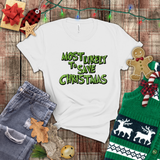 Christmas Shirts/ Grinchy Most Likely To Save Christmas Funny Group, Family Party Matching T shirts