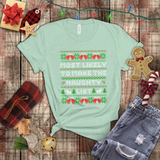 Christmas Shirts/ Funny Most Likely To Make The Naughty List Winter Holiday Fleece Ugly Sweater T shirts