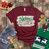 Christmas Shirts/ Vintage North Pole Coffee Company Sign Winter T shirts