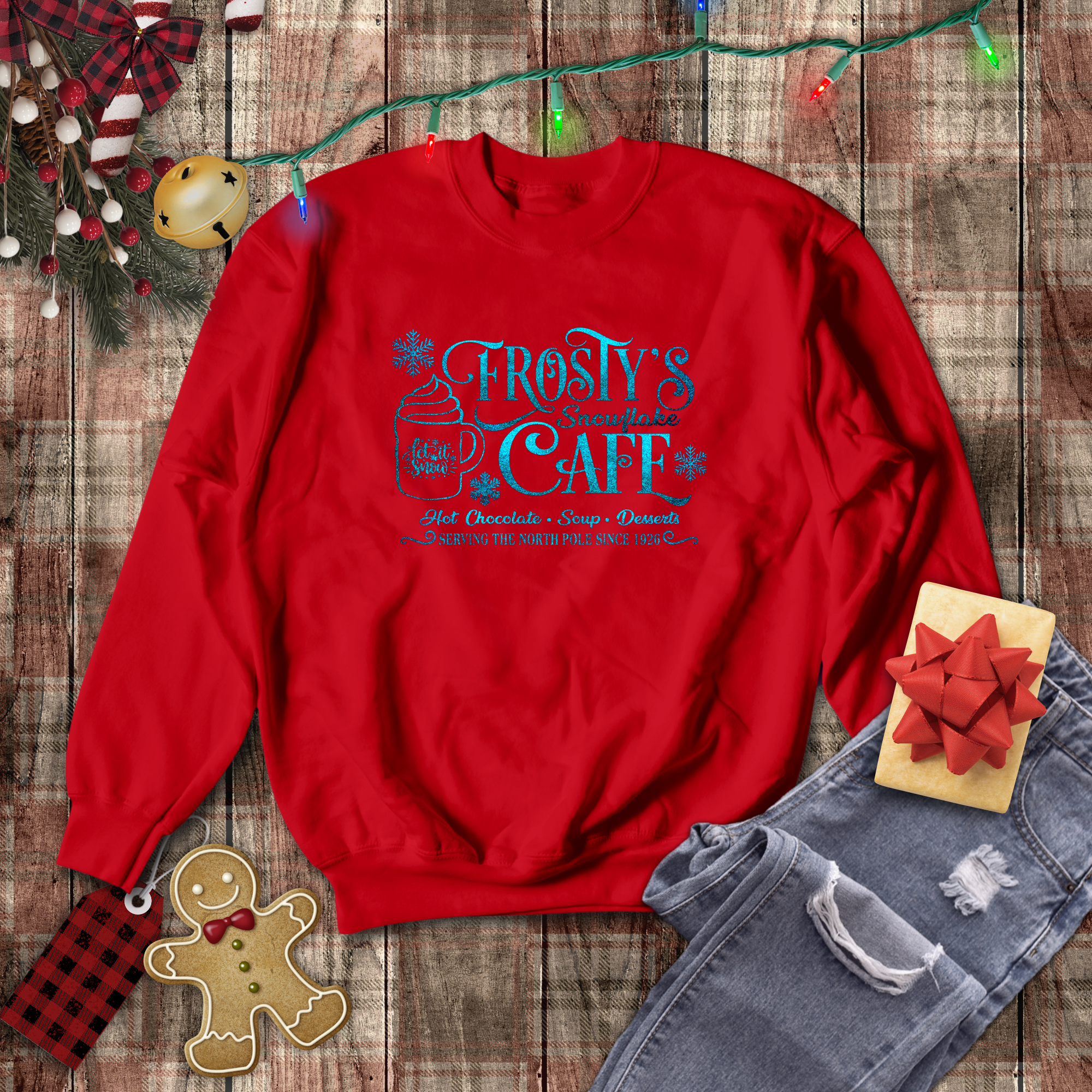 Disney Christmas Sweatshirt/ Peppermint Red Candy Swirl Shirt/ Mickey Mouse Holiday  Fleece Sweater