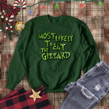Christmas Sweatshirts/ Grinchy Most Likely To Eat The Gizzard Funny Group, Family Party Matching Fleece Sweaters