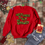 Christmas Sweatshirts/ Grinchy Most Likely To Eat The Gizzard Funny Group, Family Party Matching Fleece Sweaters