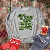 Christmas Sweatshirts/ Grinchy Most Likely To Quote Christmas Movies Funny Group, Family Party Matching Fleece Sweaters