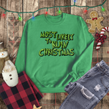 Christmas Sweatshirts/ Grinchy Most Likely To Ruin Christmas Funny Group, Family Party Matching Fleece Sweaters