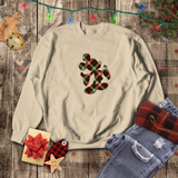 Disney Christmas Plaid Sweatshirt/ Mickey Mouse Red And Green Plaid Shirt/ Christmas Holiday Fleece Sweater