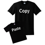 Copy Paste Shirts/ Matching Father Son T-Shirts/ Copy Paste Matching Shirts/ Father Daughter Shirts/ Matching Family Shirts/ Dad To Be Gift