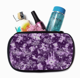 Disney 100th Anniversary Cosmetic Bag/ Purple 100 Years Of Wonder Mickey, Stitch, Winnie The Pooh, Simba, Dumbo, Tinkerbell Travel Pouch