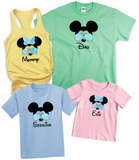Disney 50th anniversary Earidescent matching shirts