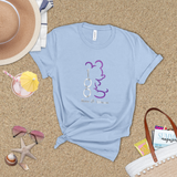 Disney 100th Anniversary Matching Shirts/ Mickey Minnie Purple Metallic Platinum Silver Years Of Wonder T-Shirts