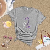 Disney 100th Anniversary Matching Shirts/ Mickey Minnie Purple Metallic Platinum Silver Years Of Wonder T-Shirts