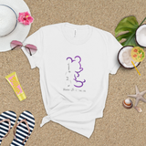 Disney 100th Anniversary Matching Shirts/ Mickey Minnie Purple Metallic Platinum Silver Years Of Wonder T-Shirts