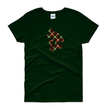 Disney Christmas Plaid Shirt/ Mickey Mouse Red And Green Plaid Top/ Christmas Holiday T-Shirt