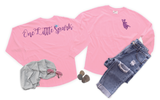 Disney Figment Jersey/ One Little Spark Spirit Shirts/ Journey Into Imagination Glitter Figment Vacation Oversized Jersey
