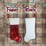 Custom Disney Personalized Christmas Stocking/ You’re Going To Disney World/ Disneyland Reveal Red Sequin Stocking Gift Surprise