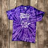 Disney Stitch Tie Dye Shirts/ Stay Weird Funny Ohana Stitch Playing Guitar Tie Dye Adult And Youth T-Shirts
