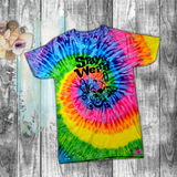 Disney Stitch Tie Dye Shirts/ Stay Weird Funny Ohana Stitch Playing Guitar Tie Dye Adult And Youth T-Shirts