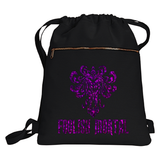 Disney Foolish Mortal Haunted Mansion Backpack/ Purple Holographic Foolish Mortal Vacation Travel Park Bag Gift