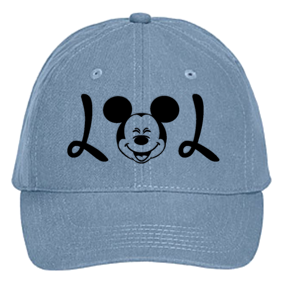 Disney Mickey Mouse Hat/ LOL Mickey Hat/ Disney Mickey Laughing Out Loud Baseball hat/ Disney Vacation Hat