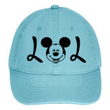 Disney Mickey Mouse Hat/ LOL Mickey Hat/ Disney Mickey Laughing Out Loud Baseball hat/ Disney Vacation Hat
