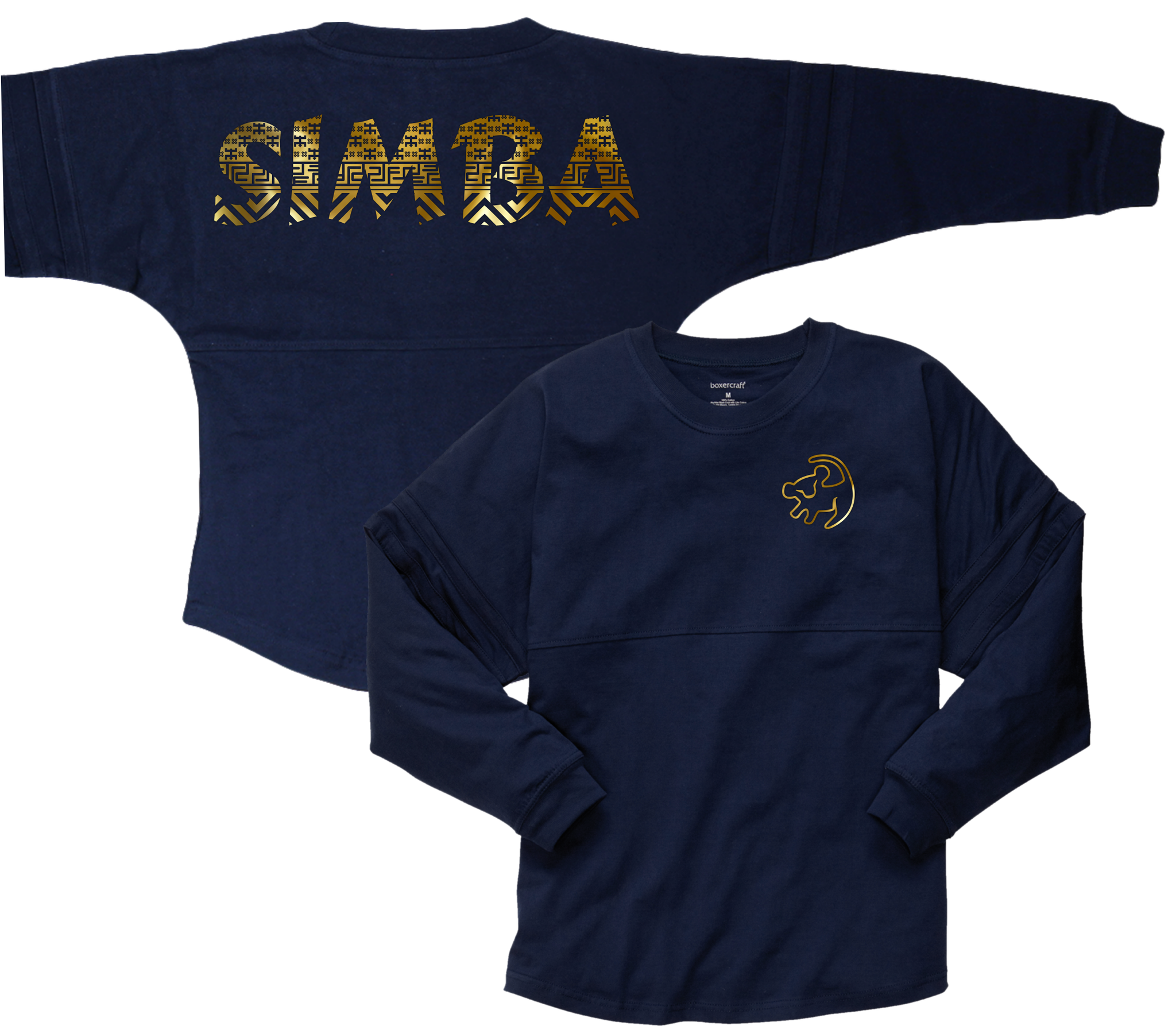 Disney Lion King Simba Jersey/ The Lion King Spirit Shirt/ Gold 