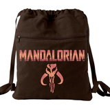 Disney The Mandalorian Backpack/ Mandalorian Mythosaur Mudhorn Vacation Travel Park Bag Cinch Sack